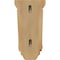Ekena Millwork 6 1/4"W x 4"D x 12"H Cole Pilaster Wood Corbel, Red Oak CORW06X04X12CORO - alternate 4